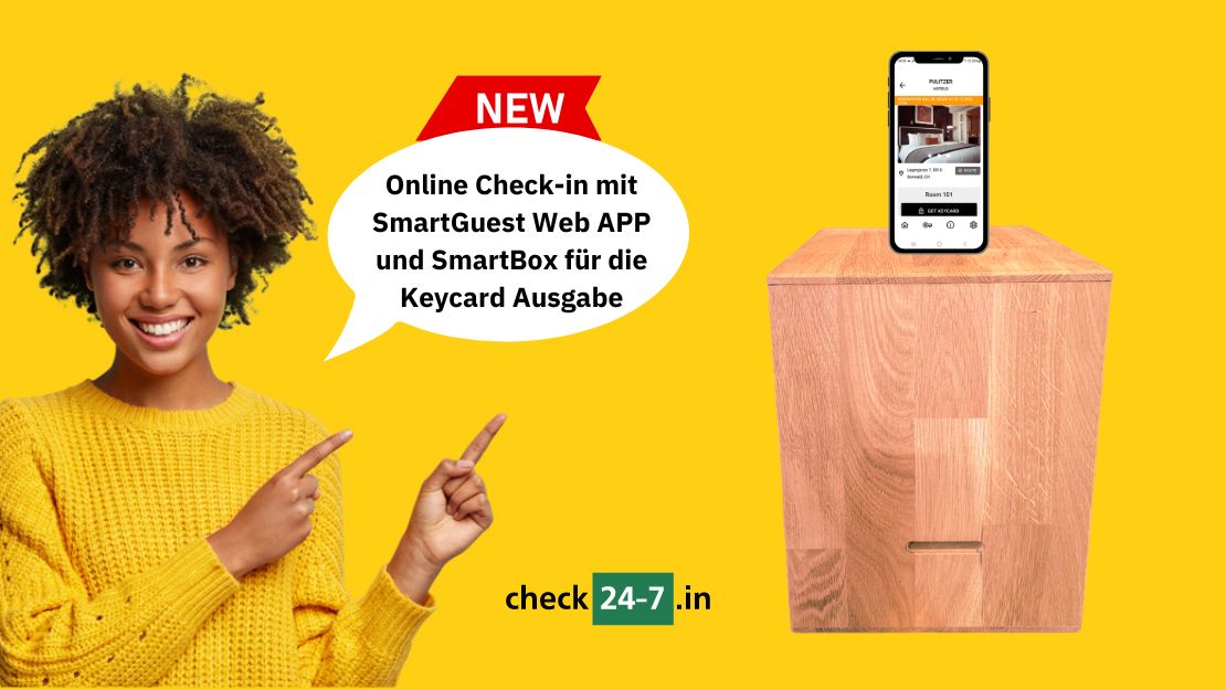 Smart Serie: Online Check-in mit SmartGuest Web App und SmartBox für die Keycard-Ausgabe
