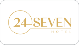 KeyCard 24seven Hotel Keycard 24seven Hotel mit goldfarbenem Logo