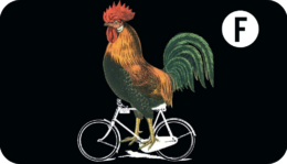 keycard-BlackF Hahn Keycard mit Hahn-Motiv für das Aparthotel BlackF