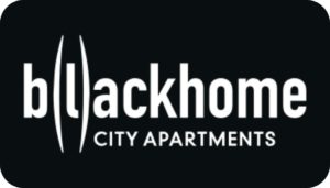 Keycard mit Logo von blackhome City Apartments